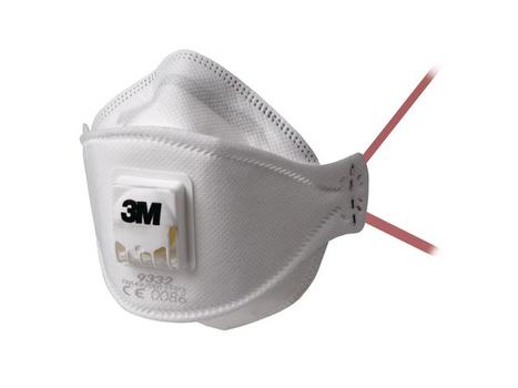 3M Støvmaske 3M 9332+ FFP3 m/ventil (10) (9332P)
