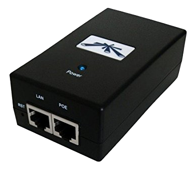 UBIQUITI Spare Rocket PoE unit 24V 1A can also be used with Mikrotik (POE-24-24W)