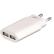 GOOBAY Dual USB charger 2.4 A. White - with 2 USB Factory Sealed