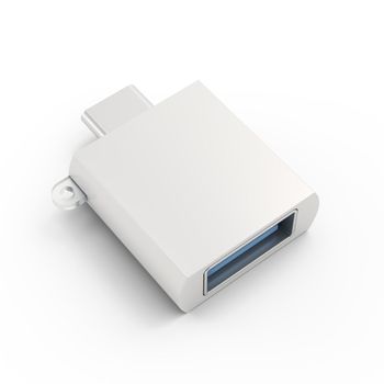 SATECHI USB-C USB-adapter - Gør din USB-C-port til en USB 3.0-port! - Sølv (ST-TCUAS)