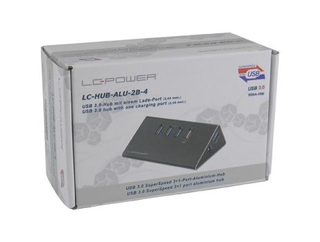 LC POWER Interface Hub Usb 3.2 Gen 1 (LC-HUB-ALU-2B-4)