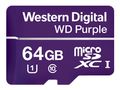 WESTERN DIGITAL WD Purple 64GB Surveillance microSDXC Class 10 UHS 1 read 80 MB/s write 50 MB/s