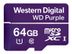 WESTERN DIGITAL WD PURPLE MIRCOSD 64GB 2YEARS WARRANTY INT