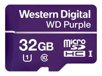 WESTERN DIGITAL WD Purple 32GB Surveillance microSDHC Class 10 UHS 1 read 80 MB/s write 50 MB/s (WDD032G1P0A)