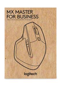 LOGITECH MX Master for Business - Ergonomisk mus - Laser - 5 knapper - Sort (910-005213)