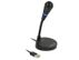 DELOCK USB Microphone with base and Touch-Mute Button