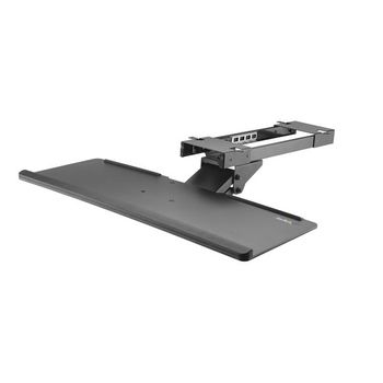 STARTECH StarTech.com Under Desk-Mount Keyboard Tray - 26.4? Wide - Adjustable - Ergonomic Slide-Out Keyboard Shelf with Tilt and Swivel (KBTRAYADJ) - Keyboard drawer - under-desk mountable - black - for P/N:  (KBTRAYADJ)