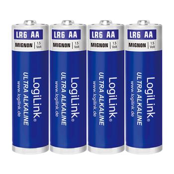LOGILINK Battery, Ultra Power Alkaline  (LR6B4)