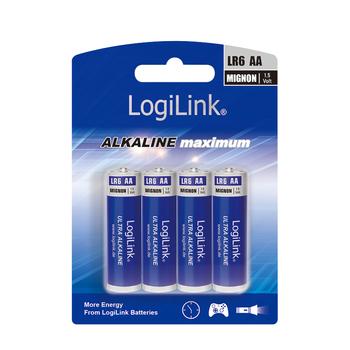 LOGILINK Battery, Ultra Power Alkaline  (LR6B4)