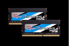 G.SKILL Ripjaws - DDR4 - sett - 16 GB: 2 x 8 GB - SO DIMM 260-pin - 3200 MHz / PC4-25600 - ikke-bufret