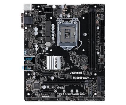 ASROCK B365M-HDV LGA1151 2 DDR4 6XSATA3 PCIE 3 X16 7.1 CH HDMI