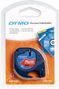 DYMO S0721630 91203 LetraTAG Plastic tape [12mm x 5.5m Vinyl Red]