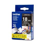BROTHER 3/4IN WHITE ON BLACK TAPE FOR ALL TZ MACHINES EXCEPT PT200 & 1200