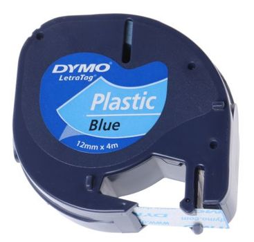 DYMO 91205 Plastictape Blue 12mm x 4m (S0721650)