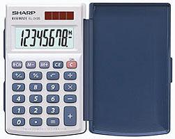 SHARP Calculator Pocket Basic Silver (EL-243S)