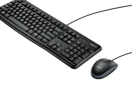 LOGITECH MK120 Desktop - US - Tastatur & Mus sæt - Amerikansk engelsk - Sort (920-002562)