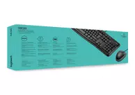 Logitech Desktop MK120 - tastatur- og mussett - QWERTY - US International Inn-enhet (920-002562)