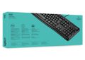 LOGITECH K120 Corded Keyboard black USB for Business - EMEA (US) (920-002479)