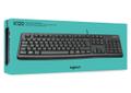 LOGITECH K120 Corded Keyboard black USB for Business - EMEA (US) (920-002479)