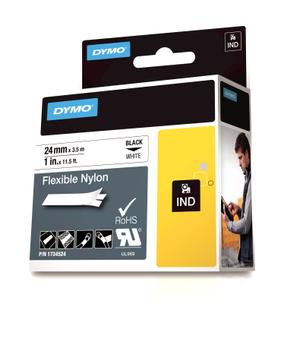 DYMO LABEL, RHINOPRO WHITE FLEX 1" (1734524)