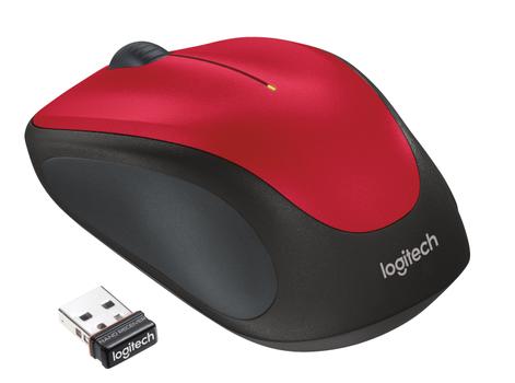 LOGITECH WIRELESS MOUSE M235 RED (910-002497)