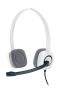 LOGITECH Stereo Headset H150 Coconut The noise-cancelling microphone reduces annoying background noise