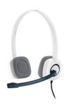 LOGITECH Stereo Headset H150 Coconut The noise-cancelling microphone reduces annoying background noise (981-000350)