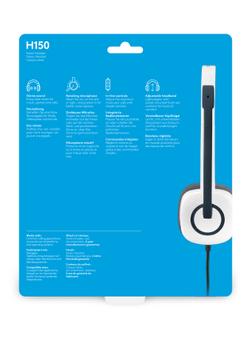 LOGITECH STEREO HEADSET H150 COCONUT . (981-000350)