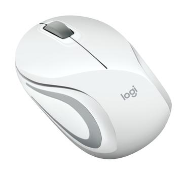LOGITECH M187 WRLS MINI MOUSE - WHITE . WRLS (910-002735)
