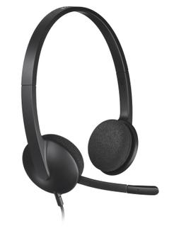 LOGITECH H340 USB COMPUTER HEADSET BLACK . ACCS (981-000475)