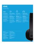 Logitech USB Headset H540 - hodesett (981-000480)