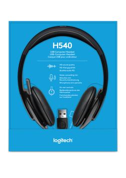 Logitech USB Headset H540 - hodesett (981-000480)