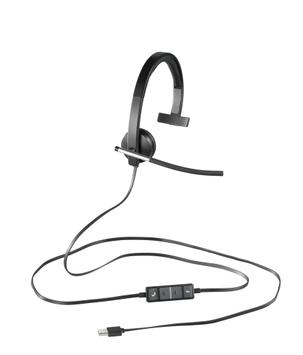 Logitech USB Headset Mono H650e - hodesett (981-000514)
