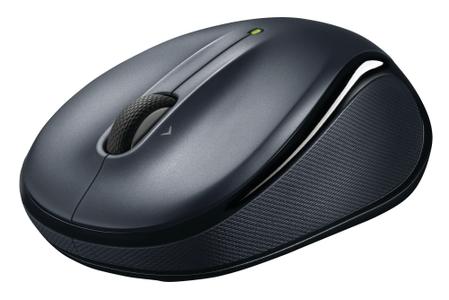 LOGITECH M325 Wireless Mouse Dark Silver - Mus - Optisk - 3 knapper - Grå (910-002142)
