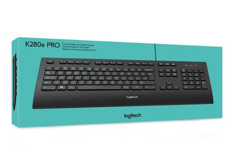 Logitech Corded K280e - tastatur - US International Inn-enhet (920-005217)