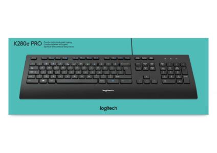 LOGITECH K280e Corded Keyboard - US - Tastatur - Amerikansk engelsk - Sort (920-005217)