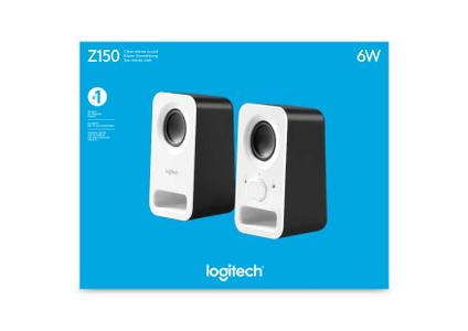 LOGITECH Z150 White - 2.0 Kanal - Sort (980-000815)