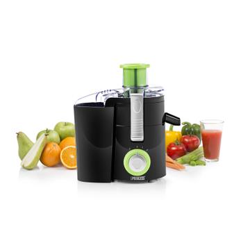 PRINCESS Juice Extractor,  Saftpresser,  Sort, Grøn, Rustfrit Stål, 250 W, 220-240, 245 mm (01.202040.01.001)