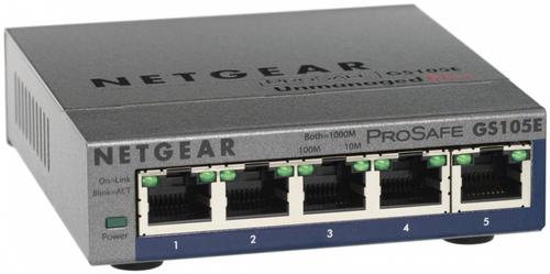 NETGEAR Prosafe Unmanaged 5 Port F-FEEDS (GS105E-200UKS)