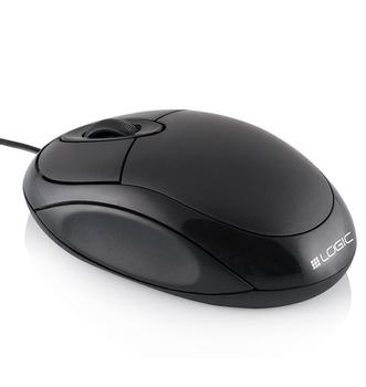 LOGIC Optical Mouse Black LM-11 USB 2.0 ( black) (M-LC-LM11)