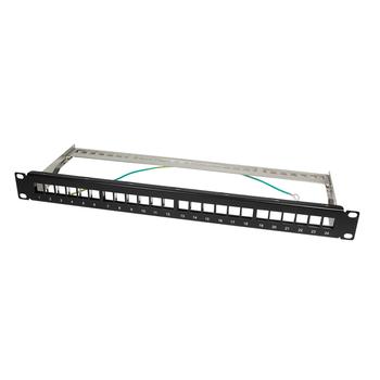 LOGILINK Keystone Panel 1U, 24 ports,  (NK4042)