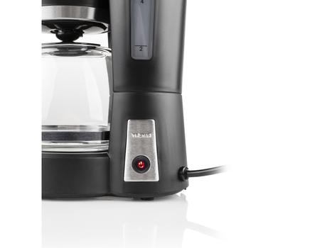 TRISTAR CM-1236, Fritstående,  Dråbe kaffemaskine,  1,2 L, Malet kaffe, 900 W, Sort, Rustfrit Stål (CM-1236)
