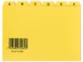  Kartotekregister A6 plast hvit