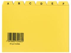EXACOMPTA Kartotekregister A6 plast hvit