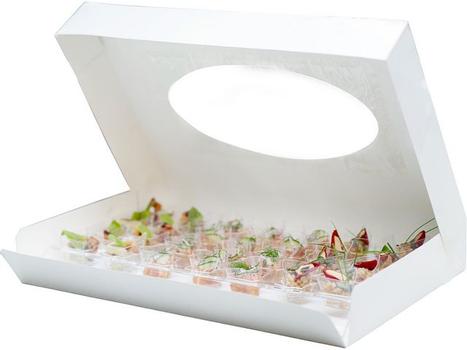 DUNI Cateringeske DUNI 550x365x80mm hvit (10) (165205*7)