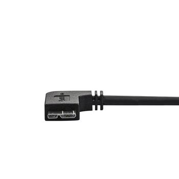 STARTECH 2M A TO RIGHT ANGLE MICRO USB CABLE SLIM 5 GBPS CABL (USB3AU2MRS)