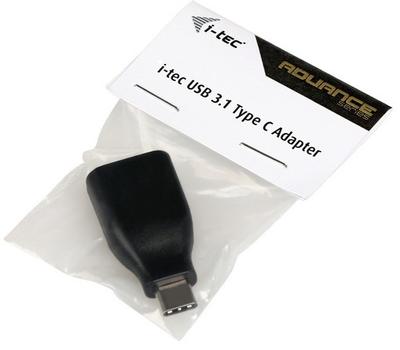I-TEC iTEC USB 3.1 C - USB 3.0 A, USB3.1 C, USB3.0 A, Sort, Male/ Female (U31TYPEC)