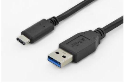 ASSMANN Electronic USB CABLE TYPE C TO A M/M 1.0M SUPER SPEED UL BL CABL (AK-300136-010-S)