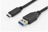 ASSMANN Electronic USB type C-kabel - USB-type A til 24 pin USB-C - 1 m (AK-300136-010-S)