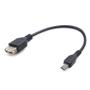 GEMBIRD cable USB OTG AF to micro BM, 0,15 m